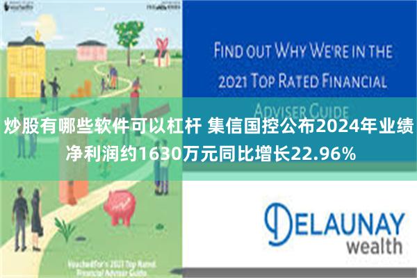 炒股有哪些软件可以杠杆 集信国控公布2024年业绩 净利润约1630万元同比增长22.96%