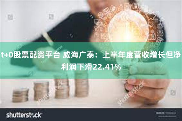 t+0股票配资平台 威海广泰：上半年度营收增长但净利润下滑22.41%